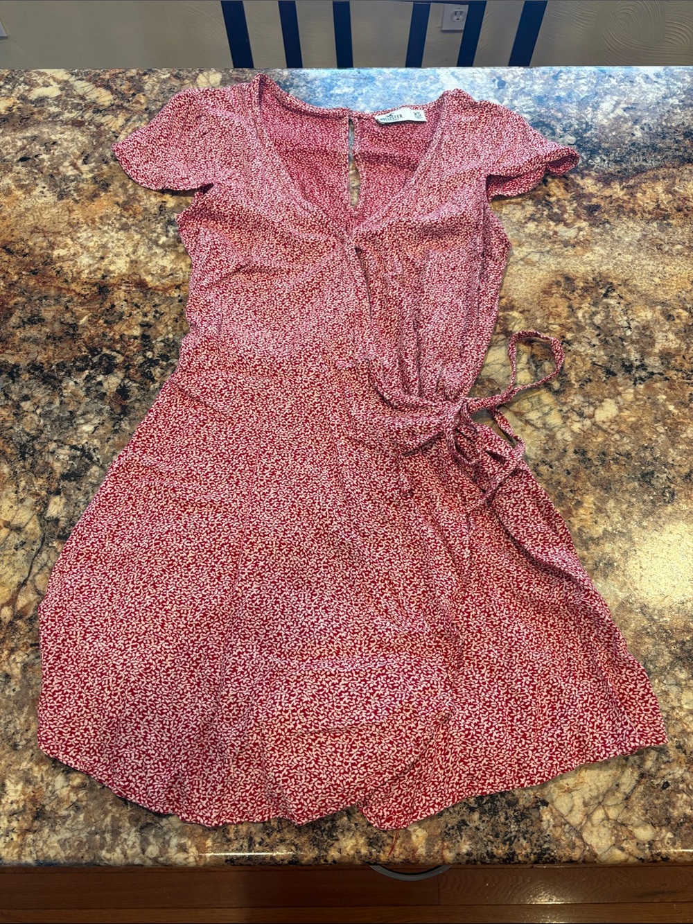 Hollister Wrap-Style Mini Romper